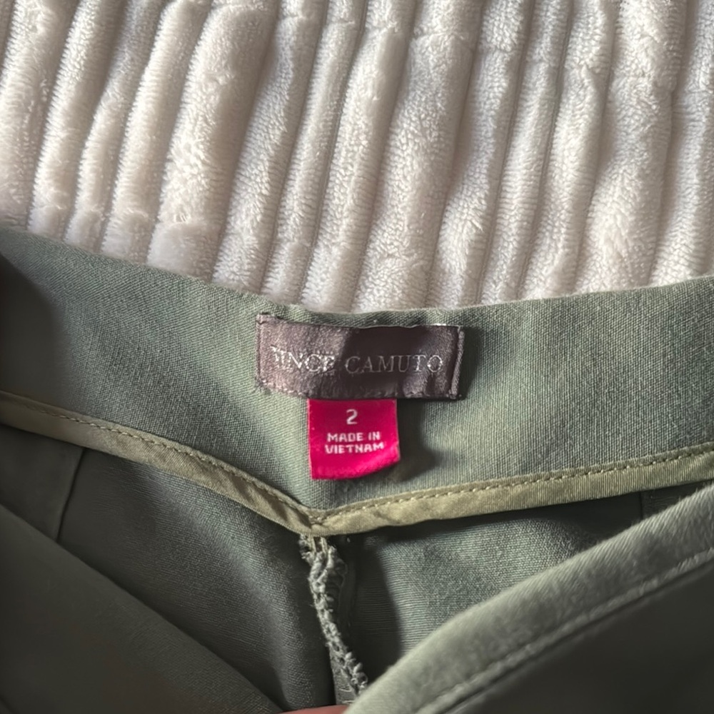 Vince Camuto Green Chinos with Tapered Leg - Picture 2 of 5